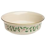 Lenox Holiday Gold-Banded Fine China Serving Bowl