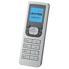 Leviton VRCPG-BSG Vizia RF + Basic Handheld Remote Controller Programmer, Gray