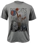 DJ Augustin Charlotte Bobcats Titanium Caged Player Soft Hand Pigment-Dyed Premium T-Shirt