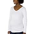 Liz L Essntl Rchd Vnck Tee - True White