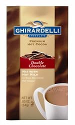Ghirardelli Chocolate Premium Hot Cocoa, Double Chocolate, 0.85-Ounce Packets (Pack of 12)