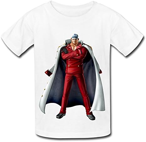 QDJT Youth Sakazuki Kids Boys And Girls T-Shirt - S White
