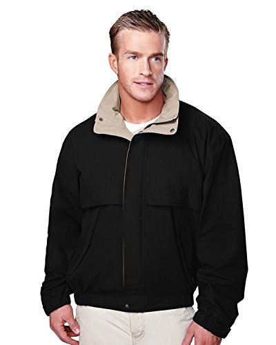TRM Men's Panorama Water Resistant Hooded Shell Poplin Jacket (8 Colors, S-6XLT)
