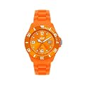 Ice Watch - SI.OE.S.S.09 - Montre Femme - Quartz Analogique - Cadran Orange - Bracelet Silicone Orange - Petit Mod�le
