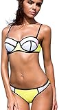 Pandolah Colorful Embossing Mesh Bikini Set Diving Suit Swimsuit Swimwear