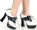 Discount School Uniforms - Adult 50's Saddle Shoes School Girl High Heel 10 10
