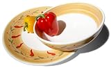 Pinzon by Caleca Chili Peppers 2-Piece Serving Set