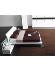 Home: Vig Furniture Aron White Queen Contemporary Bed - VIG
