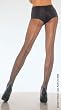 Plus Size Fisnet Pantyhose with Back Seam
