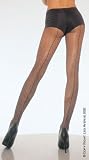 Plus Size Fisnet Pantyhose with Back Seam