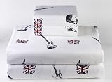 Dreamy Linens Guitar Print Sheet Set