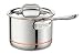 All-Clad 6202 SS Copper Core 5-Ply Bonded Dishwasher Safe Saucepan / Cookware, 2-Quart, Silver