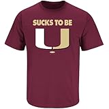 Florida State Seminoles Fans. Sucks to Be U Mens & Womens Garnet T-Shirt (S-5X)