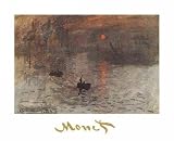 Claude Monet - Impression, Rising Sun Poster Kunstdruck (30 x 24cm)