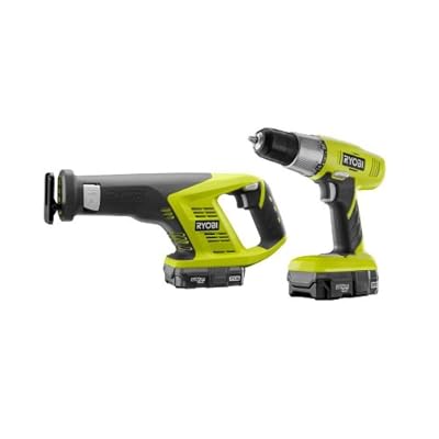 Ryobi 18-volt Drill and Reciprocating Saw Kit
