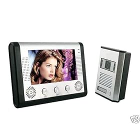 NEW 7 INCH SHARP LCD CAMERA VIDEO DOOR PHONE, HANDS FREE ENTRY SYSTEM INTERCOM & ACCESS CONTROL SYSTEM RRP �149.99