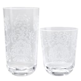 Damask Acrylic Drinkware Set Damask Acrylic Tumbler