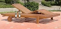 Double Outdoor Patio Pool Chaise Lounger