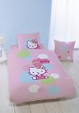 Parure housse de couette Hello Kitty Ballons