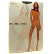 Music Legs Lycra Wide Diamond Net Strapless Top with Tube Lining and Matching Hot Pants Set - Black
