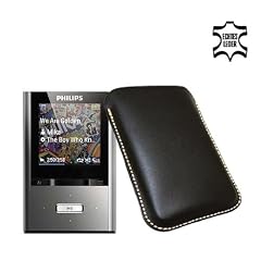 Philips GoGear Vibe (1. Generation) H�lle Tasche Etui Ledertasche f�r MP3-MP4-Audio-Media-Player