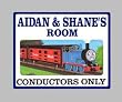 THOMAS TRAIN Kids Bedroom Door SIGN, Personalized