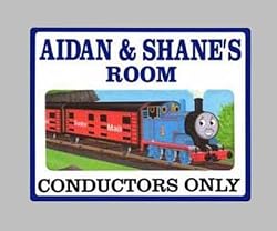 THOMAS TRAIN Kids Bedroom Door SIGN, Personalized