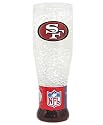 NIB San Francisco 49ers NFL Crystal Pilsner Glass