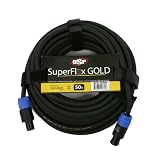 OSP SuperFlex GOLD Premium Speaker Cable 50' NTK-NTK