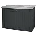 Keter 17183491 M�lltonnenbox Store-it-Out XL, Kuntstsoff, schwarz / grau