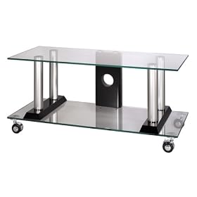 Hama Lcd/Plasma Stand 780Mm, 1 Shelf, Black