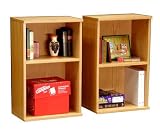 Twin Pack Bookcases, Veneer, 3/4 thick panels, 30H x 24W x 12D