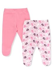 2 Pack Pure Cotton Cat Print Crawler Bottoms