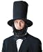 Lincoln Hat with Beard - Black