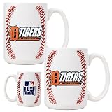 MLB Gameball Coffee Mug 2 Piece Set Team: Tigers