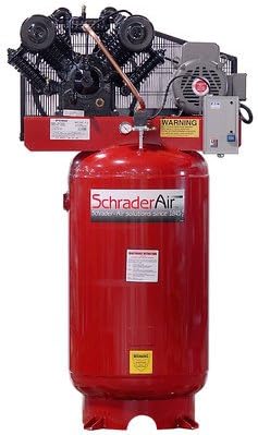 80 Gallon Professional Series 2 Stage Vertical Air Compressor Voltage: 208/230V