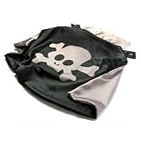The Playful Pirate Super Hero Cape - Black and Silver