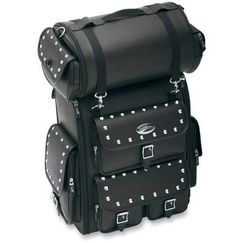 Saddlemen EX2200S Desperado Deluxe Sissy Bar Bag Black 18" x 14.5" 3515-0097 On Sale