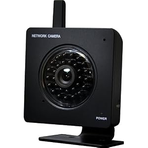 LTS LTCIP830MV-B Wireless+RJ45 640x480 IP Camera with 30 IR LEDs and MicroSD Card Recording, Black