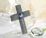 Completely Handcrafted - Designer Sterling Silver Brazilian Amethyst Cross Pendant
