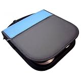 CCS26337 CD DVD Wallet, Sleeves Incl, 128 CD Capacity, Blue... by Compucessory