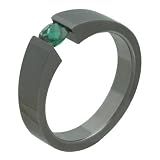 Alexa - Beautiful Black Titanium Wedding Band for Him and/or Her
