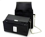 Original Monte Lovis Kellnerbörse Schwarz Geldbörse mit Holster