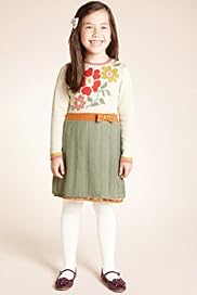 Autograph Pure Cotton Floral Knitted Dress