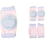 World Pride Infant Toddler Baby Knee Pad Crawling Safety Protector (Blue)