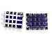 Designer Mesh Royal Blue Catseye Cufflinks with Presentation Box