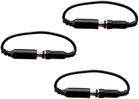 ItCoolParts® 3 pcs Generic Black Replacement Headphone Adapter For iphone 6 / iphone 6 plus Lifeproof Case Cover[Black / 3pcs]