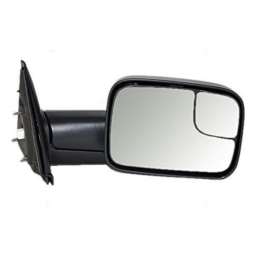 spec Passengers Power Side Trailer Tow Flip-Up Mirror Heated 7x10 Replacement for Dodge Pickup Truck 55077444AO