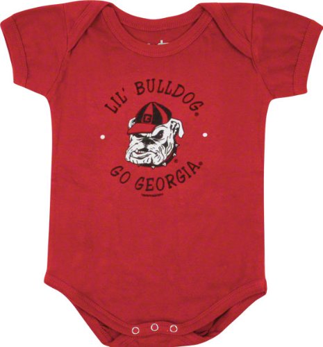 Georgia Bulldogs Newborn / Infant Red Lil' Mascot Creeper