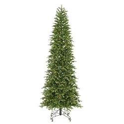 9.5' Pre-Lit Slim Redwood Pine Christmas Tree - Multicolor Duralit Lights